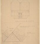 Study of an Altarpiece and Ceiling Panels