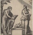 Two Women with the Zodiac