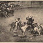 Picador Caught by a Bull
