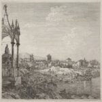 View of a Town with a Bishop's Tomb