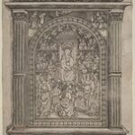 The Virgin and Child Enthroned, with Angels and Saints