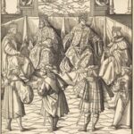 Assembly of Four Kings, in the foreground Four Men